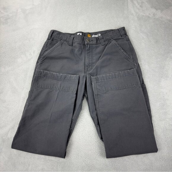 Carhartt Full Swing Relaxed Fit Grey Pants Mens Sz 33x28 101709-029 Style Number - Picture 12 of 14